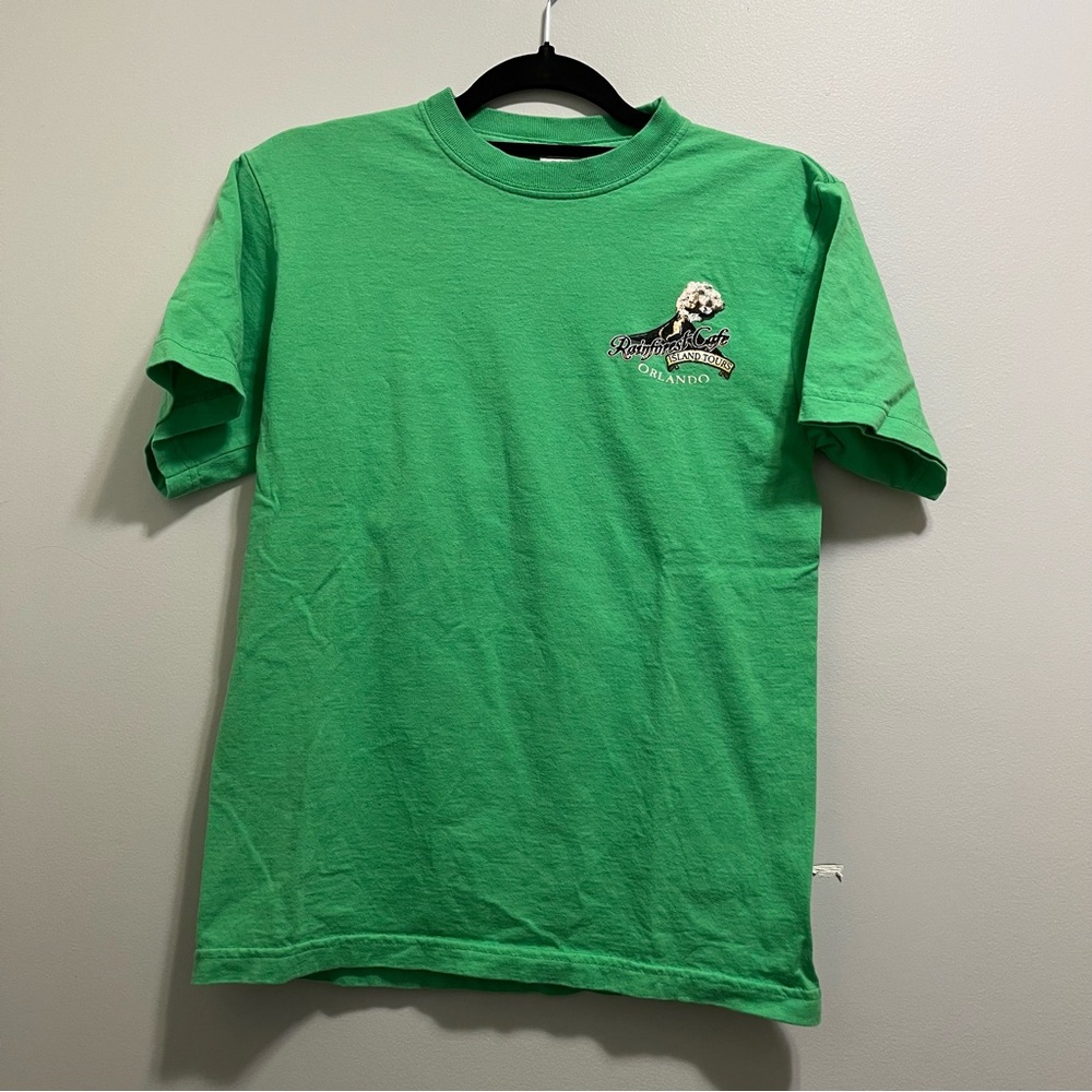 Rainforest Cafe Orlando Green Graphic T-Shirt
